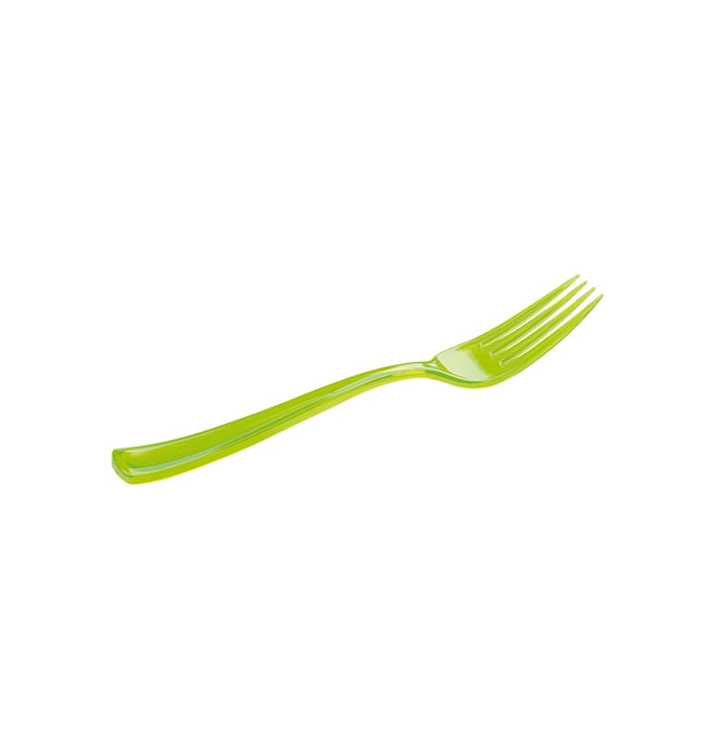 Forchetta di Plastica Premium Verde 190mm (180 Pezzi) Forchetta di Plastica Premium Verde 190mm (180 Pezzi)