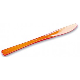 Coltello di Plastica Premium Arancione 200mm (10 Pezzi)
