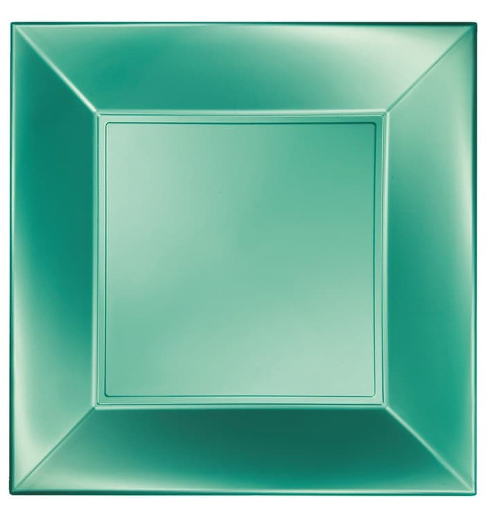 Piatto Plastica Piano Verde Nice Pearl PP 290mm (144 Pezzi) Piatto Plastica Piano Verde Nice Pearl PP 290mm (144 Pezzi)