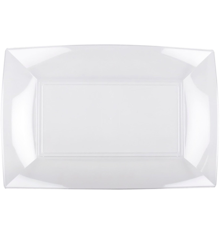 Vassoio Plastica Trasp. Nice PS 280x190mm (60 Pezzi) Vassoio Plastica Trasp. Nice PS 280x190mm (60 Pezzi)