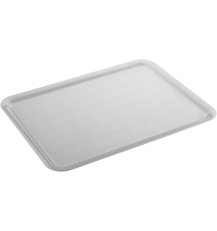 Vassoio Plastica Tray Bianco 50x37cm (24 Pezzi)