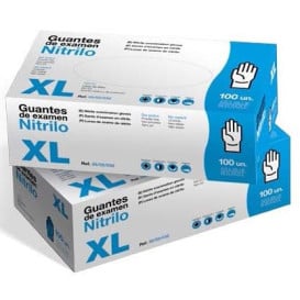 Guanti in Nitrile Senza Polvere Blu Taglia XL 3,5g (1000 Pezzi)
