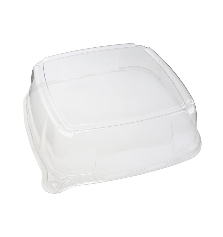 Coperchio Trasparente Vassoio di 27x27x8 cm (5 Pezzi) Coperchio Trasparente Vassoio di 27x27x8 cm (5 Pezzi)