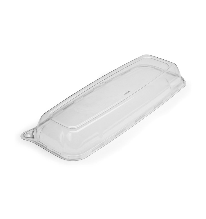 Coperchio Trasparente Vassoio 22x56x6 cm (25 Pezzi) Coperchio Trasparente Vassoio 22x56x6 cm (25 Pezzi)