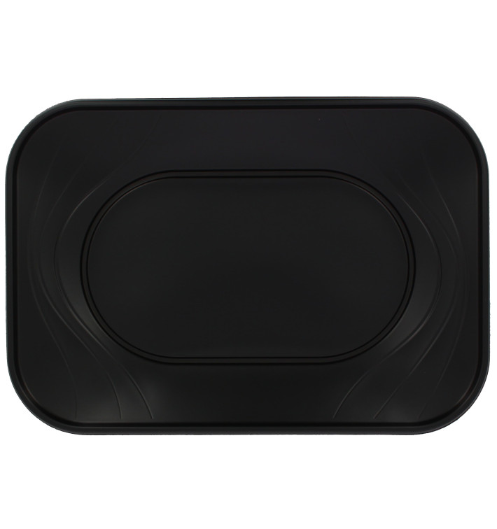 Vassoio di Plastica PP "X-Table" Nero 330x230mm (60 Pezzi) Vassoio di Plastica PP "X-Table" Nero 330x230mm (60 Pezzi)