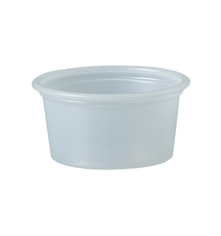 Contenitore per Salse PS Tras. 22ml Ø4,8cm (250 Pezzi) Contenitore per Salse PS Tras. 22ml Ø4,8cm (250 Pezzi)