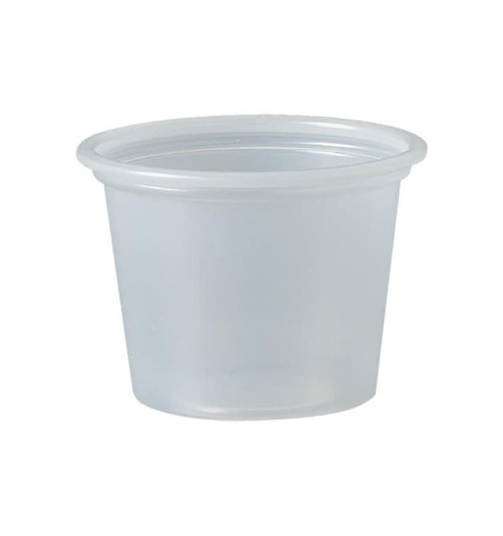 Contenitore per Salse PS Tras. 30ml Ø4,8cm (5000 Pezzi) Contenitore per Salse PS Tras. 30ml Ø4,8cm (5000 Pezzi)