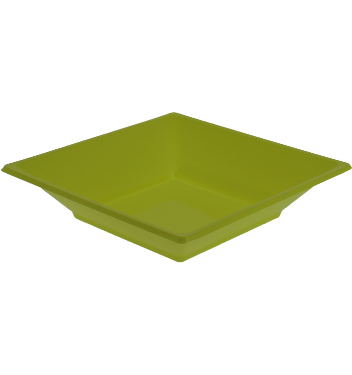 Piatto Plastica Fondo Quadrato Pistacchio 170mm (25 Pezzi) Piatto Plastica Fondo Quadrato Pistacchio 170mm (25 Pezzi)