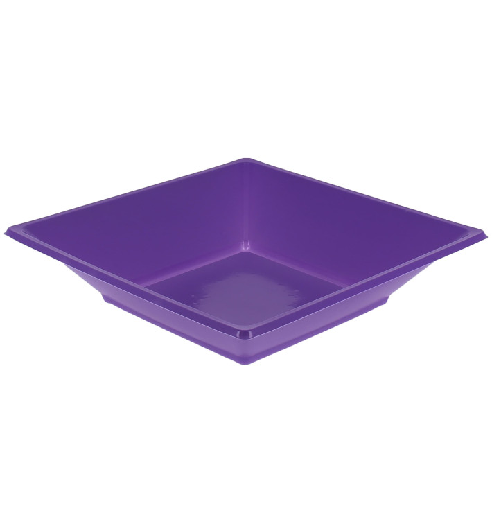 Piatto Plastica Fondo Quadrato Lilla 170mm (5 Pezzi) Piatto Plastica Fondo Quadrato Lilla 170mm (5 Pezzi)