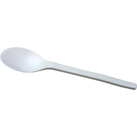 Cucchiaio Biodegradabile CPLA Bianco 155mm (1000 Pezzi)