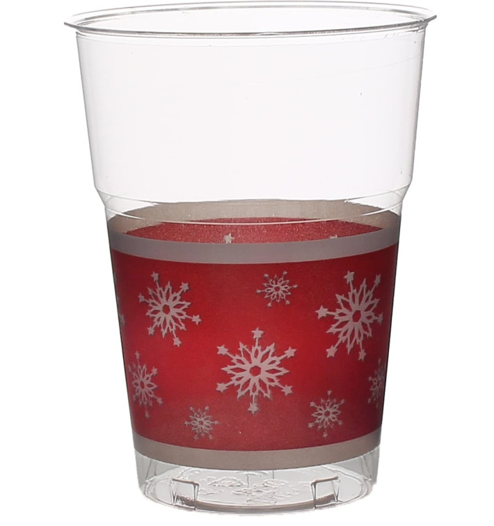 Bicchiere Plastica "Diamant" PS Cristal Fiocco di Neve 200ml (10 Pezzi) Bicchiere Plastica "Diamant" PS Cristal Fiocco di Neve 200ml (10 Pezzi)
