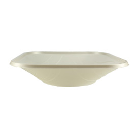 Ciotola Plastica PP "X-Table" Perla 18x18cm (8 Pezzi)