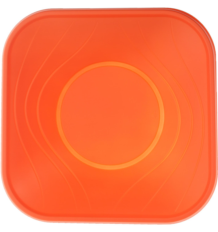 Ciotola Plastica PP "X-Table" Arancione 18x18cm (8 Pezzi) Ciotola Plastica PP "X-Table" Arancione 18x18cm (8 Pezzi)
