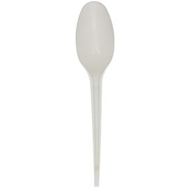 Cucchiaio Biodegradabile CPLA Bianco 175 mm (15 Pezzi)