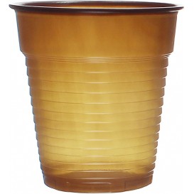 Bicchiere Plastica PS Vending Marrone 166ml Ø7,0cm (3000 Pezzi)