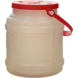 Bottiglia Cilindrica con Coperchio Traslucida 500ml (100 Pezzi)