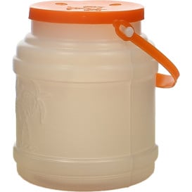 Bottiglia Cilindrica con Coperchio Traslucida 500ml (100 Pezzi)