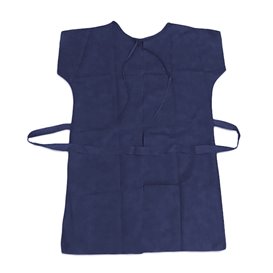 Camice di Protezione TNT PP Chiusura Con Lacci Blu XL (100 Pezzi)