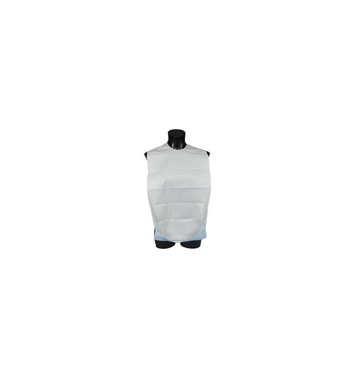 Bavaglino Adulto con Tasca Bianco Economica 36x65cm (125 Pezzi) Bavaglino Adulto con Tasca Bianco Economica 36x65cm (125 Pezzi)