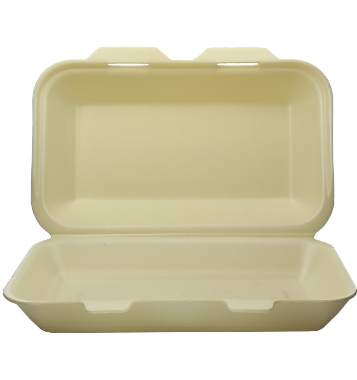 Contenitori Polistirolo LunchBox Champagne 240x155x70mm (125 Pezzi) Contenitori Polistirolo LunchBox Champagne 240x155x70mm (125 Pezzi)