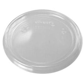 Coperchio Plano di Plastica Trasparente Ø7,4cm (100 Pezzi)