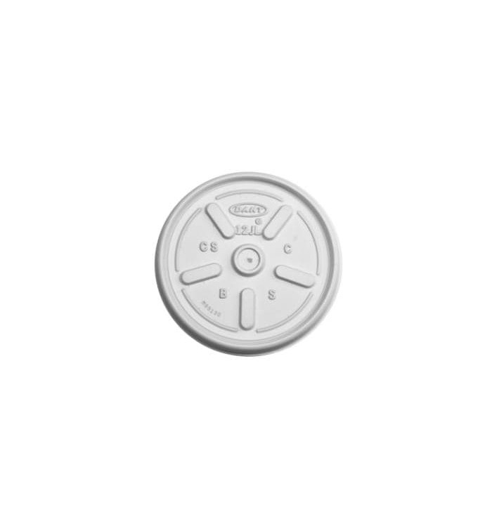 Coperchio Piano di Plastica per Coppette Termici EPS Ø8,9cm (100 Pezzi) Coperchio Piano di Plastica per Coppette Termici EPS Ø8,9cm (100 Pezzi)