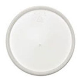 Coperchio Piano Plastica per Coppette Termici EPS Ø12,7cm (100 Pezzi)