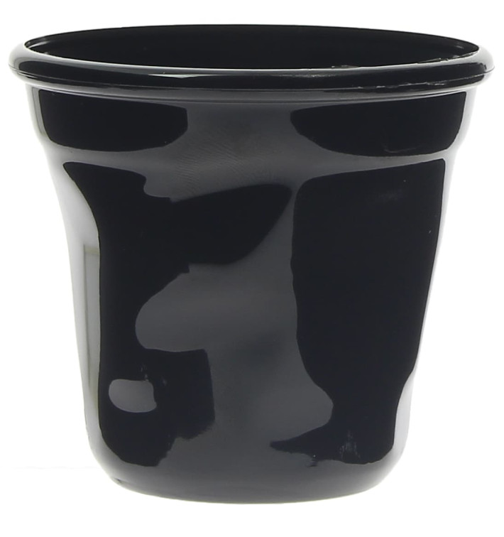 Mini Bicchiere Plastica Degustazione "Cabosse" Nero 60ml (300 Pezzi) Mini Bicchiere Plastica Degustazione "Cabosse" Nero 60ml (300 Pezzi)