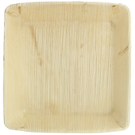 Piatto Quadrato Fono in Foglia di Palma 16x16cm (100 Pezzi)