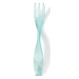 Mini-Forcheta Degustazione "Charme" Water Green 10cm (2400 Pezzi)