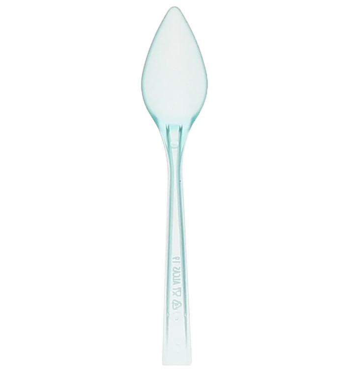 Mini Cucchiaio Degustazione "Charme" Water Green 10cm (2400 Pezzi) Mini Cucchiaio Degustazione "Charme" Water Green 10cm (2400 Pezzi)