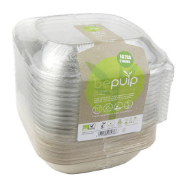 Contenitori Canna Zucchero e Coperchio 750ml 190x190x80mm (90 Pezzi)