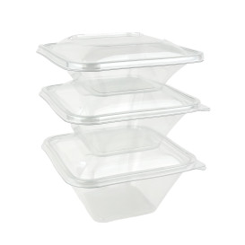Ciotola di Plastica PET Impression 750ml 170x170x60mm (50 Pezzi)