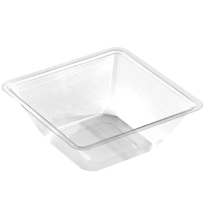 Ciotola mini di Plastica PET Termosigillante 175ml 90x90x40mm (50 Pezzi) Ciotola mini di Plastica PET Termosigillante 175ml 90x90x40mm (50 Pezzi)