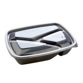Coperchio per Contenitori 3 Scomp. 23x17cm (300 Pezzi)