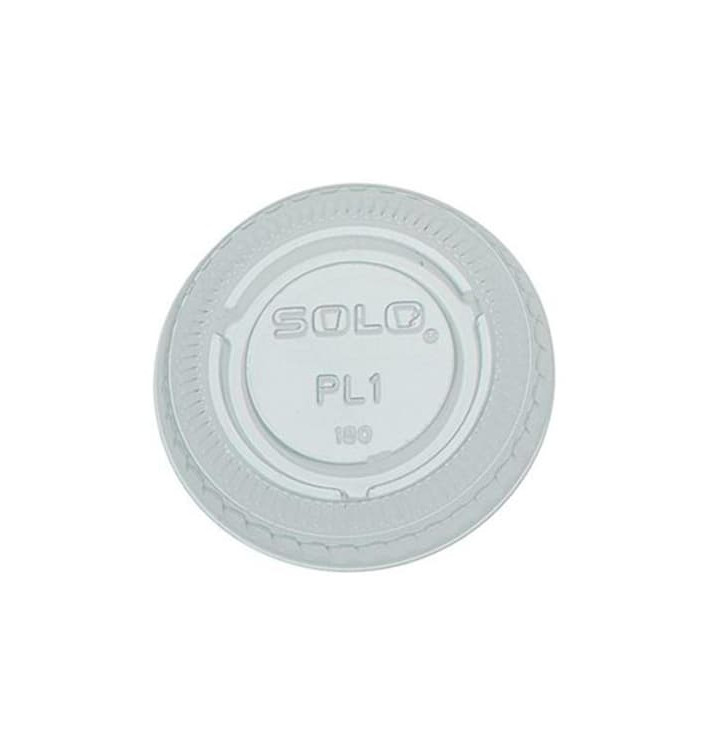 Coperchio Piatto Chiuso PET Glas Ø4,8cm (100 Pezzi) Coperchio Piatto Chiuso PET Glas Ø4,8cm (100 Pezzi)