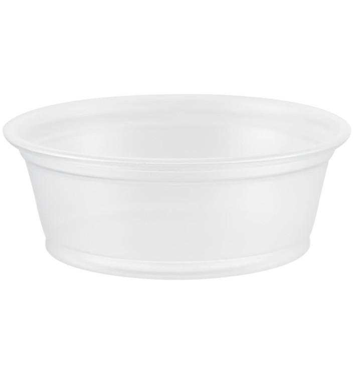 Contenitore per Salse PP Tras. 45ml Ø6,6cm (2500 Pezzi) Contenitore per Salse PP Tras. 45ml Ø6,6cm (2500 Pezzi)