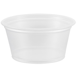 Contenitore per Salse PP Tras. 60ml Ø6,6cm (125 Pezzi)