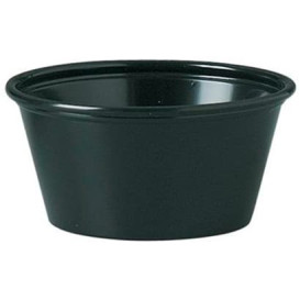 Contenitore per Salse PP Nero 45ml Ø6,6cm (2500 Pezzi)