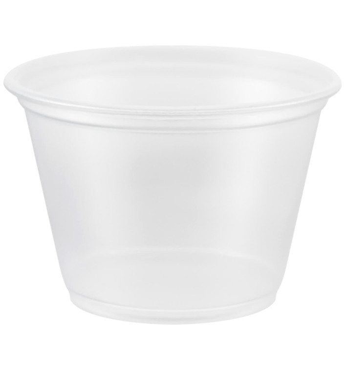 Contenitore per Salse PP Tras. 75ml Ø6,6cm (125 Pezzi) Contenitore per Salse PP Tras. 75ml Ø6,6cm (125 Pezzi)