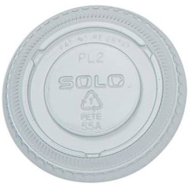 Coperchio Piatto Chiuso PET Glas Ø6,6cm (100 Pezzi)