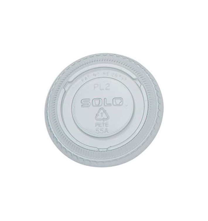 Coperchio Piatto Chiuso PET Glas Ø6,6cm (100 Pezzi) Coperchio Piatto Chiuso PET Glas Ø6,6cm (100 Pezzi)