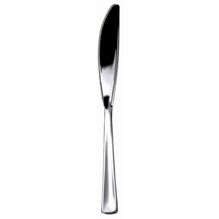 Coltello di Plastica Metallo 200mm (50 Pezzi)