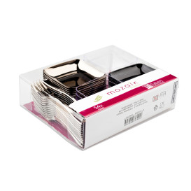 Set Degustazione Finger Food Plastica PS 54pz (1 Kit)
