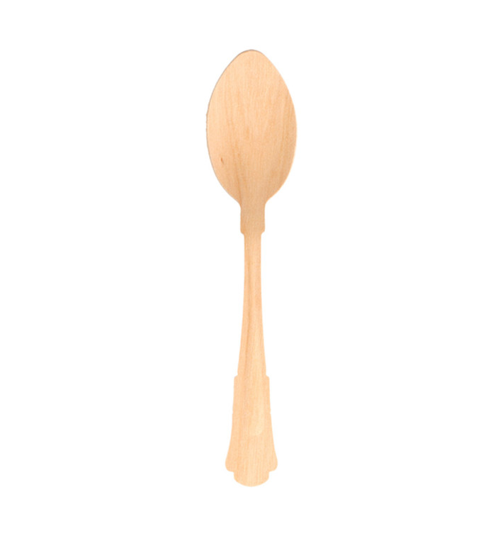 Cucchiaio di Legno Classico 200mm (100 Pezzi) Cucchiaio di Legno Classico 200mm (100 Pezzi)
