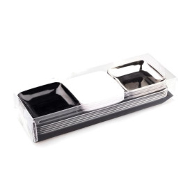 Set Degustazione Finger Food Piattino e Vassoio 20 pezzi (1 Kit)