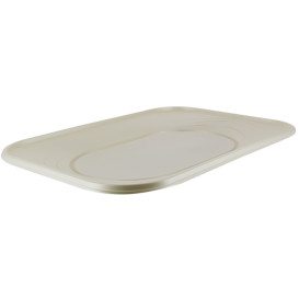 Vassoio di Plastica PP "X-Table" Perla 330x230mm (2 Pezzi)