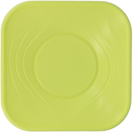 Piatto di Plastica PP "X-Table" Piazza Piano Lime 230mm (120 Pezzi)