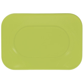 Vassoio di Plastica PP "X-Table" Lime 330x230mm (2 Pezzi)