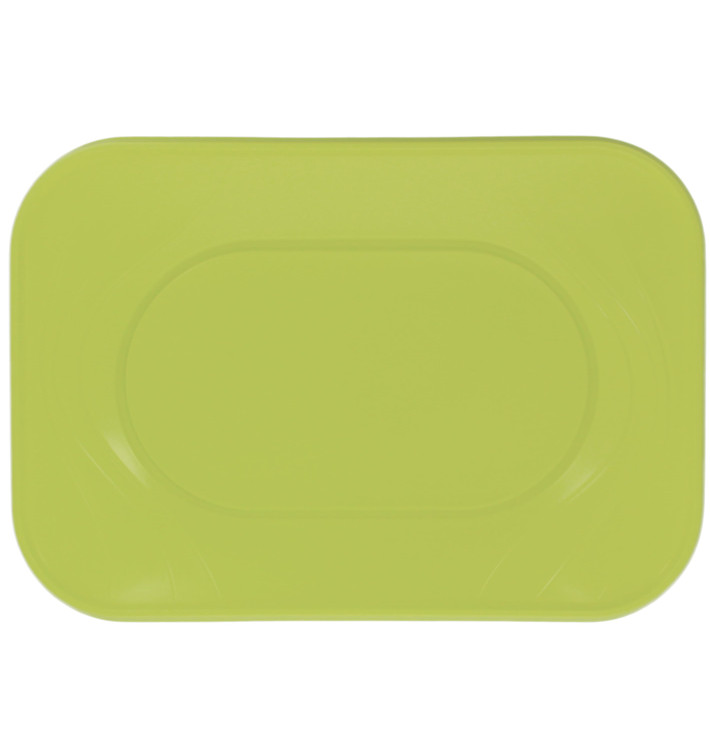 Vassoio di Plastica PP "X-Table" Lime 330x230mm (60 Pezzi)